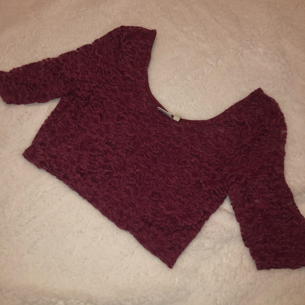 U-cut “lace” top